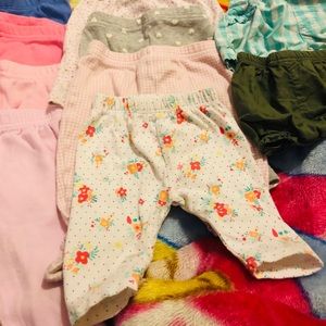 14 pcs baby girl clothes new born